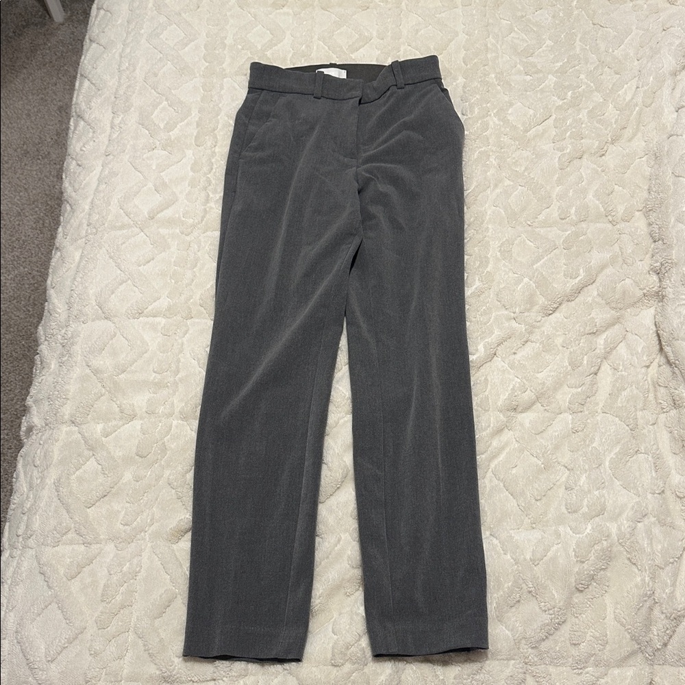 H&M Dark Heather Gray Formal Trousers